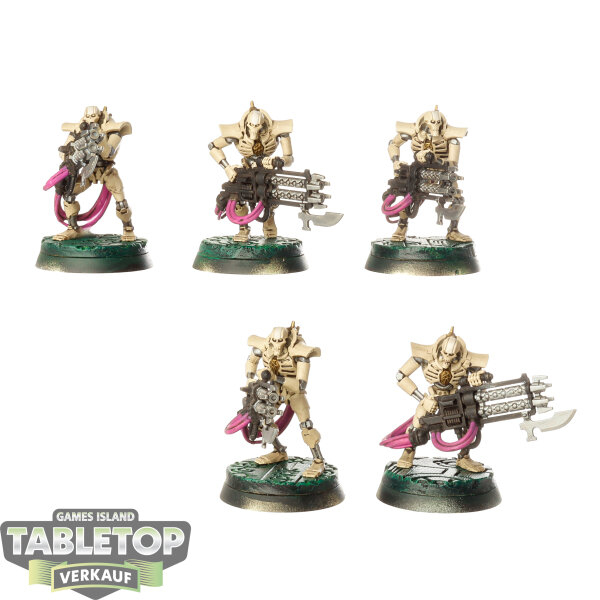 Necrons - 5x Immortals - bemalt