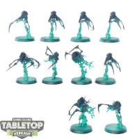 Nighthaunt - 10 Dreadscythe Harridans - teilweise bemalt