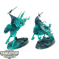 Nighthaunt - 2 Dreadblade Harrows - teilweise bemalt