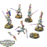 Lumineth Realm Lords - 5 Vanari Bladelords - gut bemalt