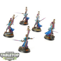 Lumineth Realm Lords - 5 Vanari Bladelords - gut bemalt