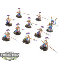 Lumineth Realm Lords - 10 Vanari Auralan Wardens - bemalt