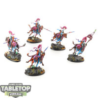 Lumineth Realm Lords - 5 Vanari Dawnriders - gut bemalt