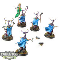 Lumineth Realm Lords - 5 Alarith Stoneguard - gut bemalt