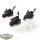 Dark Angels - 3x Ravenwing Bike Squadron - teilweise bemalt