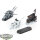 Dark Angels - 3x Ravenwing Black Knights - teilweise bemalt