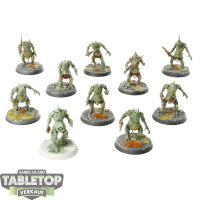 Maggotkin of Nurgle - 10x Plaguebearers - teilweise bemalt