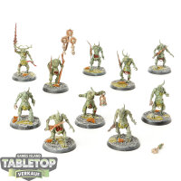Maggotkin of Nurgle - 10x Plaguebearers - bemalt