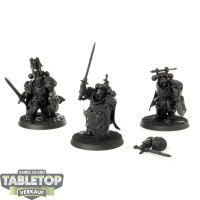 Dark Angels - 3x Bladeguard Veteran Squad - grundiert