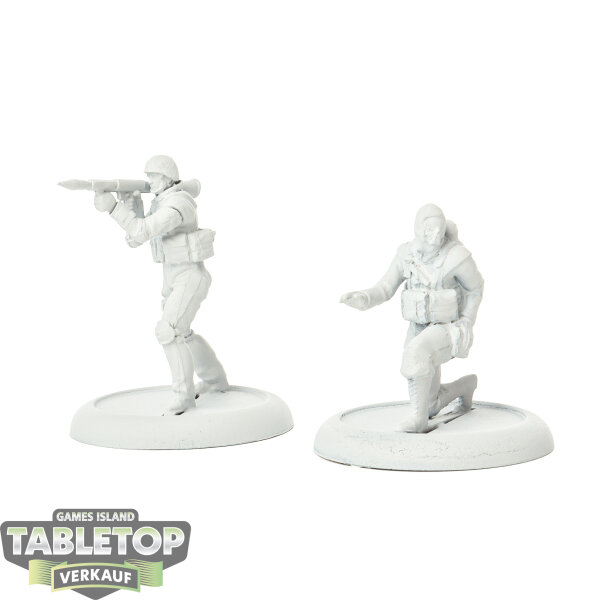 Miniaturen - Batman: 2x Militia Set - grundiert