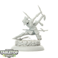 Malifaux - Youko Hamasaki, Unseen - grundiert