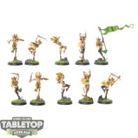 Daughters of Khaine - 10 x Witch Aelves - bemalt