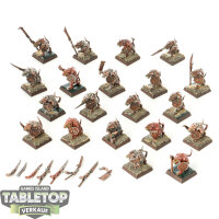Skaven - 20x Clanrats klassisch - teilweise bemalt
