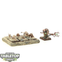 Skaven - Packmaster & 6x Giant Rats - bemalt
