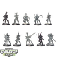 Drukhari - 10 Kabalite Warriors - teilweise bemalt