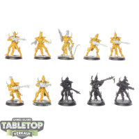 Drukhari - 10 Kabalite Warriors - teilweise bemalt