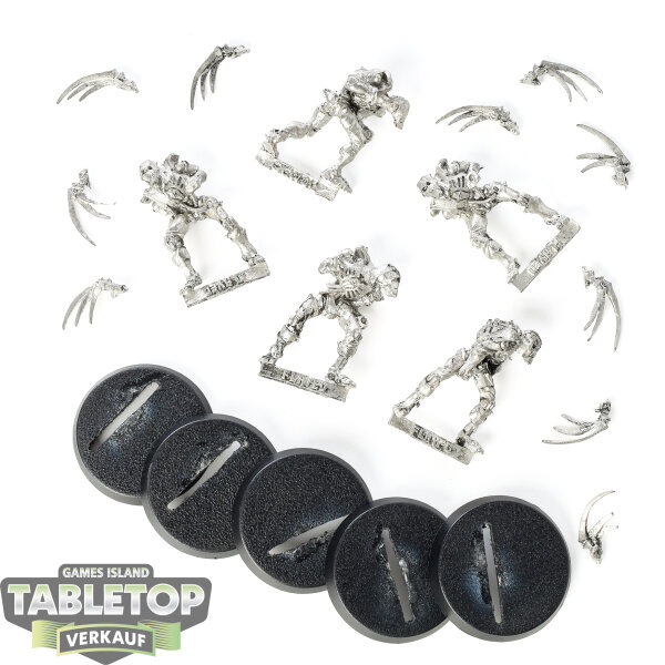 Necrons - 5 x Flayed Ones klassisch - teilweise gebaut