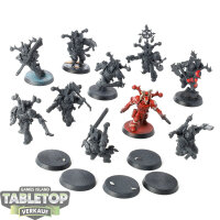 World Eaters - 10 Khorne Berzerkers - teilweise bemalt