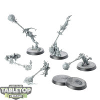 Gloomspite Gitz - 5 Sporesplatta Fanatics - unbemalt