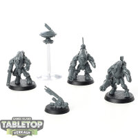 Tau Empire - 3 XV25 Stealth Battlesuits - unbemalt