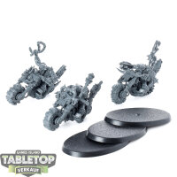 Orks - 3 Ork Warbiker Mob - unbemalt