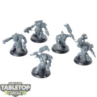 Orks - 5 Ork Beast Snagga Boyz - unbemalt