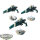 Aeldari - 3 x Windriders - teilweise bemalt