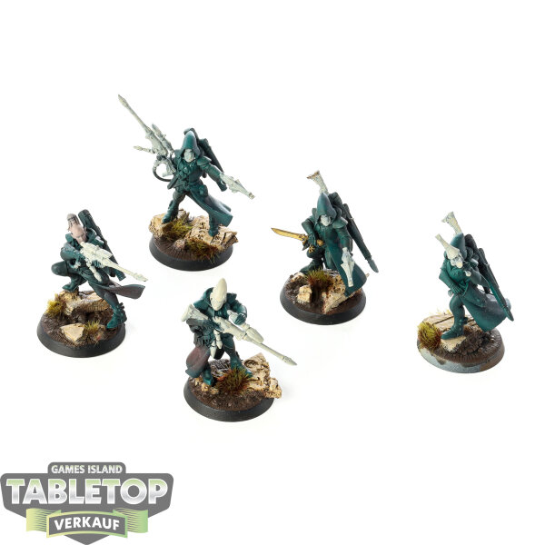 Aeldari - 5 x Rangers - teilweise bemalt