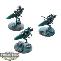 Aeldari - 3 x Shroud Runners - teilweise bemalt