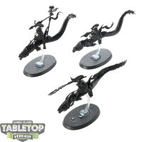 Idoneth Deepkin - 3 x Akhelian Morrsarr Guard - grundiert