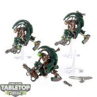 Necrons - 3x Tomb Blades - bemalt