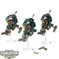 Necrons - 3x Tomb Blades - bemalt