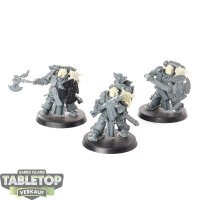 Space Wolves - 3x Bladeguard Veteran Squad - unbemalt