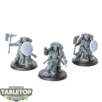 Space Wolves - 3x Bladeguard Veteran Squad - unbemalt