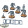 Space Marines - 5x Terminator Squad klassisch - unbemalt