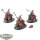 Orruk Warclans - 3 x Gore-gruntas - bemalt