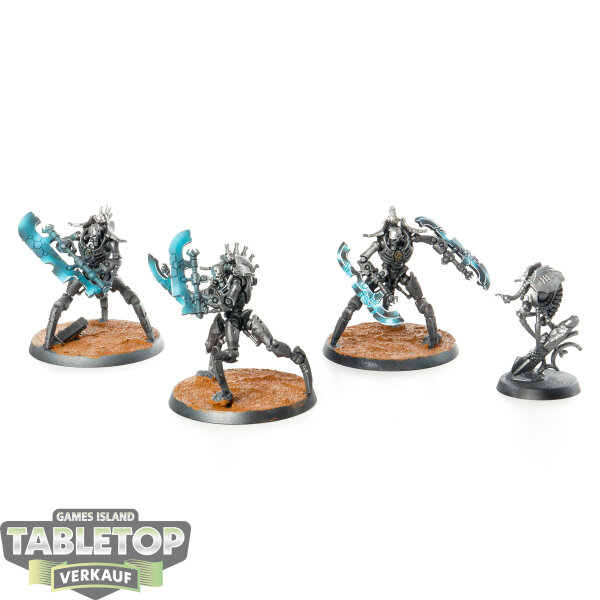 Necrons - 3x Skorpekh Destroyers - bemalt