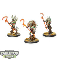 Sylvaneth - 3x Kurnoth Hunters - bemalt