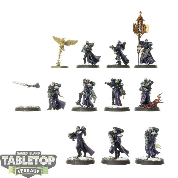 Adepta Sororitas - 10x Adepta Sororitas Dominion Squad - teilweise bemalt