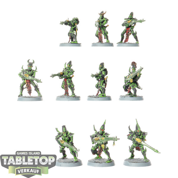 Drukhari - 10x Kabalite Warriors - bemalt