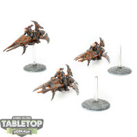 Drukhari - 3x Reavers - teilweise bemalt