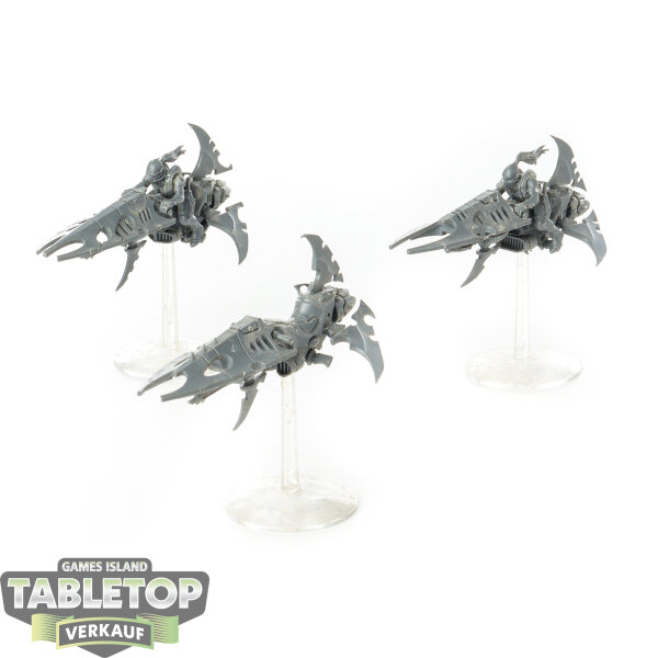 Drukhari - 3x Reavers - teilweise bemalt