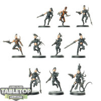 Drukhari - 10x Wyches - teilweise bemalt