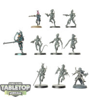 Drukhari - 10x Wyches - teilweise bemalt