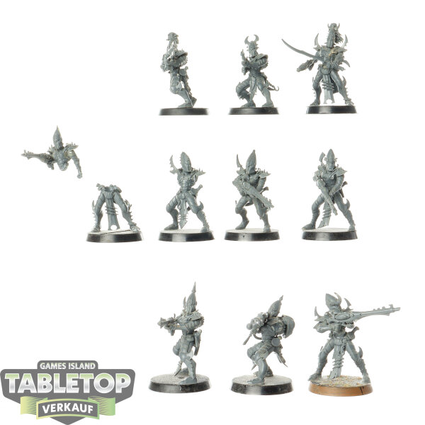 Drukhari - 10x Kabalite Warriors - unbemalt