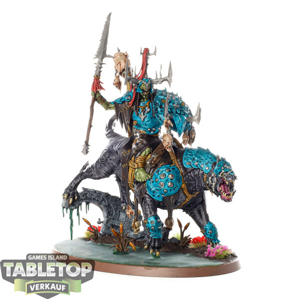 Orruk Warclans - Killaboss on Great Gnashtoof - bemalt
