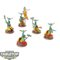 Lumineth Realm Lords - 5 Alarith Stoneguard - bemalt