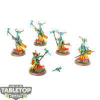 Lumineth Realm Lords - 5 Alarith Stoneguard - bemalt