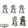 Space Marines - 5x Infernus Squad - teilweise bemalt
