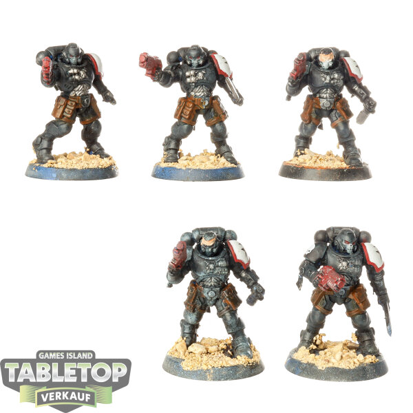 Black Templars - 5x Reiver Squad - teilweise bemalt
